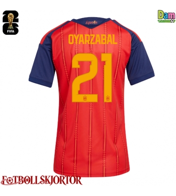 Spanien Mikel Oyarzabal #21 Hemmatröja Dam VM 2026 Kortärmad